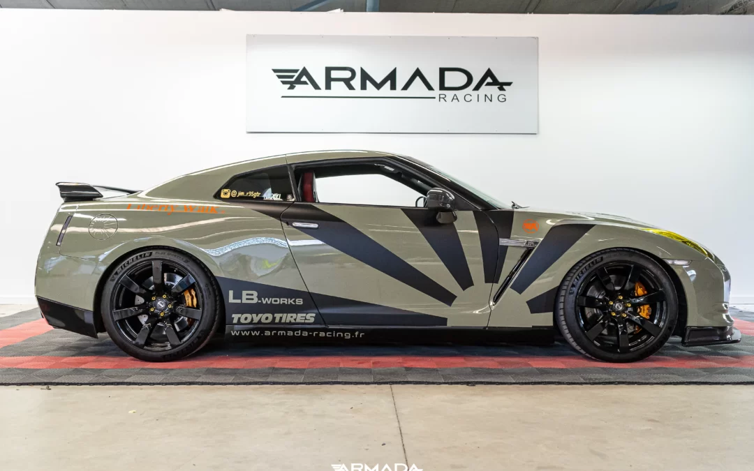 Nissan GTR R35 | Total covering sauce Godzilla