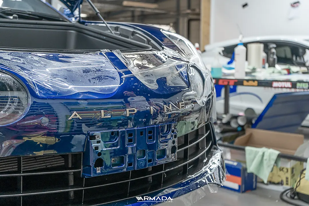 film protection carrosserie PPF bodyfence sur Alpine A110