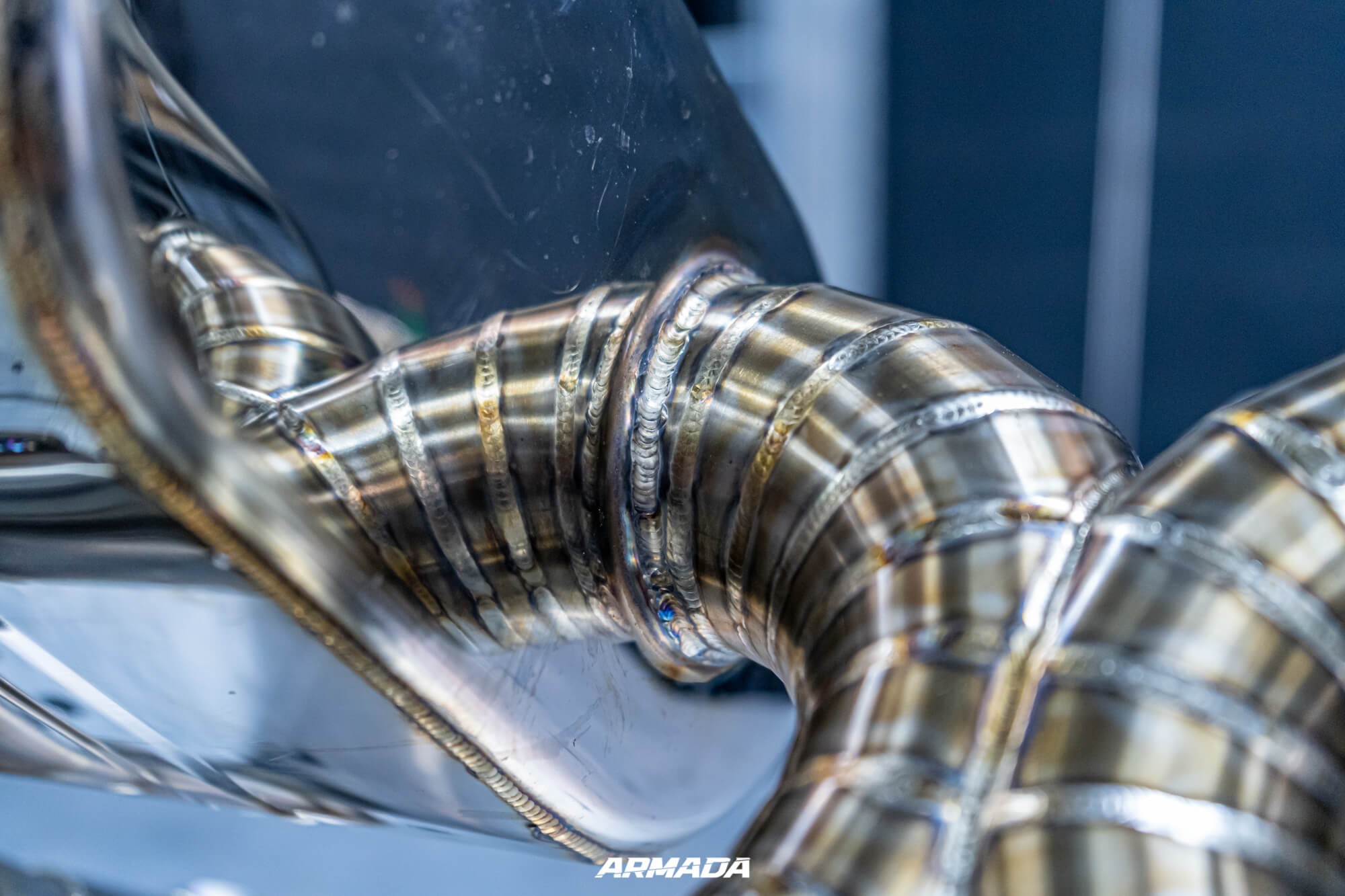 ligne d'échappement inox sur mesure audi R8